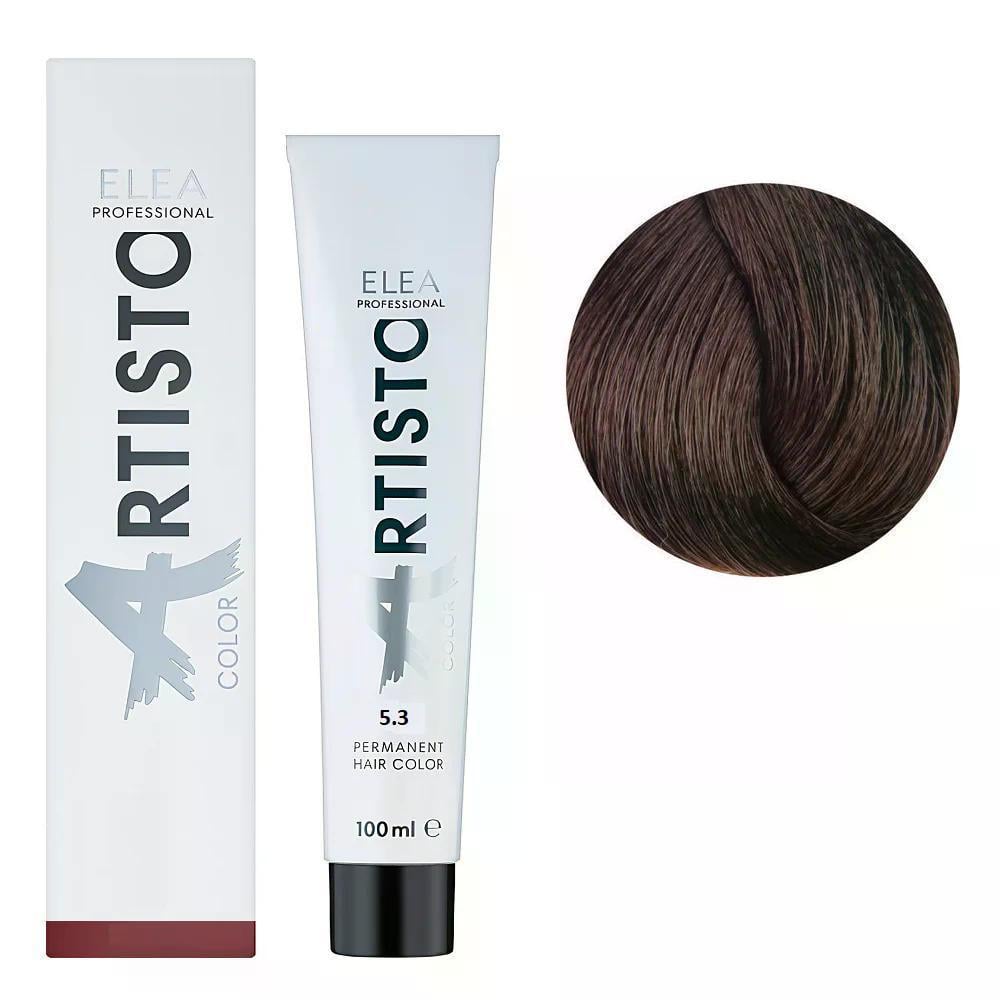 Крем-краска для волос Elea Professional Artisto Color 5.3 Светлый золотой шатен 100 мл
