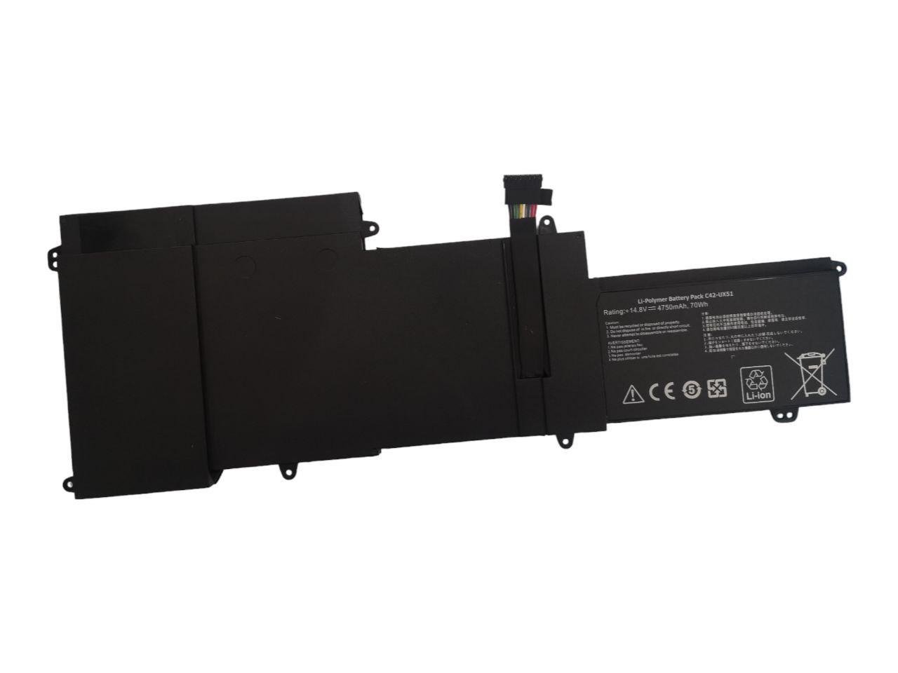 Акумулятор для Asus UX51VZ/U500VZ/0B200-00130000/C42-UX51 4750 mAh 70Wh (21341089)