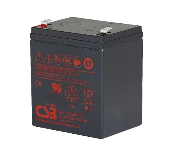 Батарея аккумуляторная СSB 6 Ач 12 В 90x70x106 мм (HR1227W) - фото 1 Батарея аккумуляторная СSB 6 Ач 12 В 90x70x106 мм (HR1227W) - фото 1