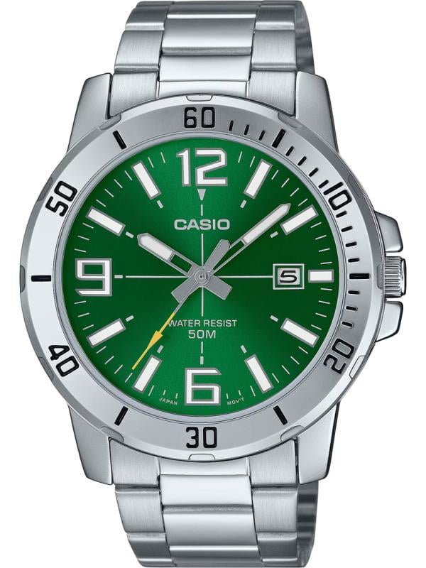 Наручний годинник чоловічий Casio MTP-VD01D-3B (803623)