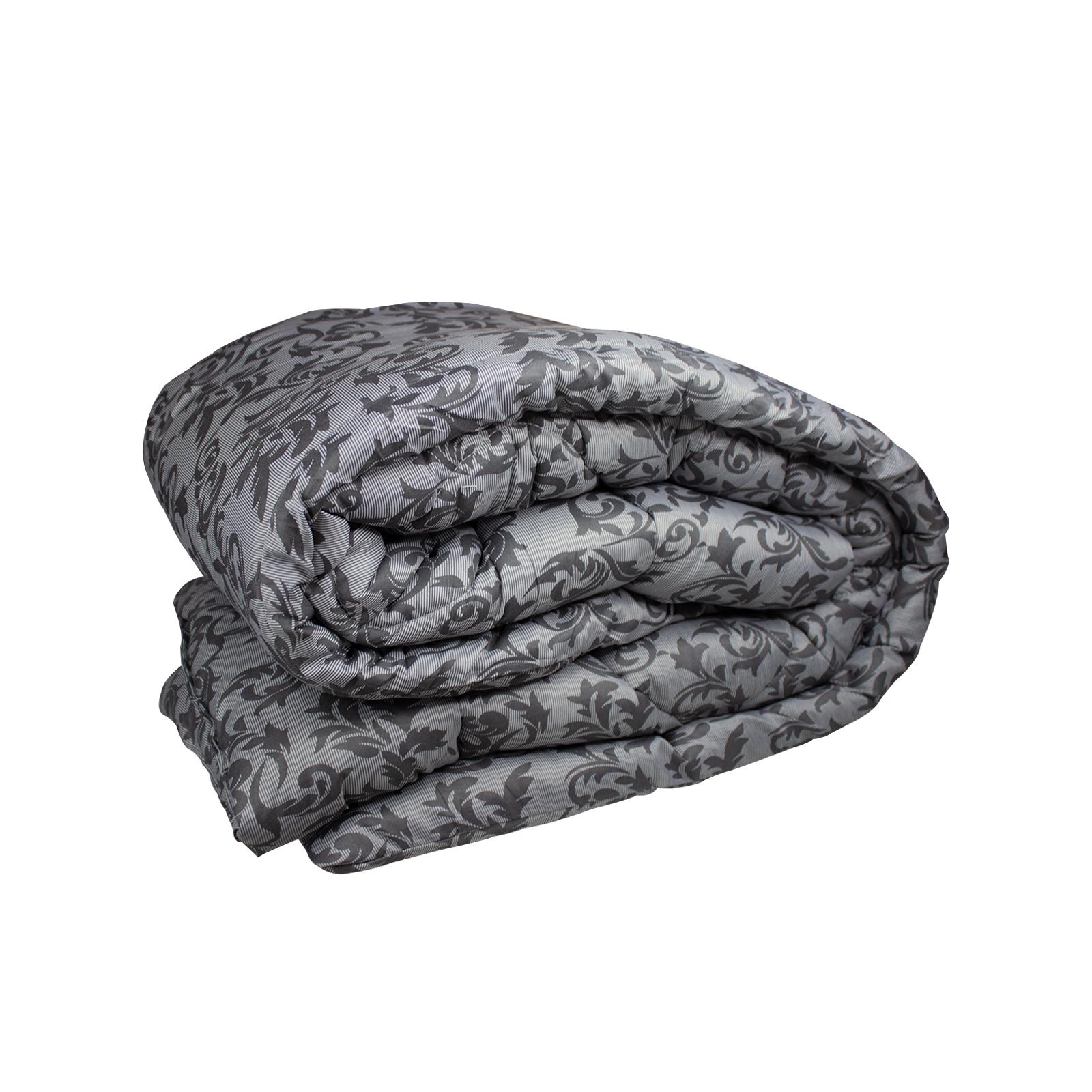 Одеяло Constancy зимнее серые вензеля поликоттон 1,45x2,05 м (001315)