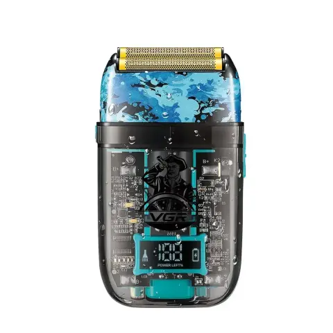 Электробритва VGR V-352 шейвер двойное лезвие IPX5 LED Display