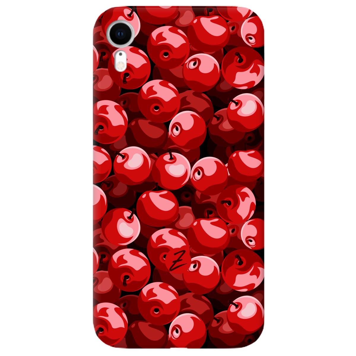 Силиконовый чехол Zorrov для Apple iPhone XR - Cherry (11170040086051865)