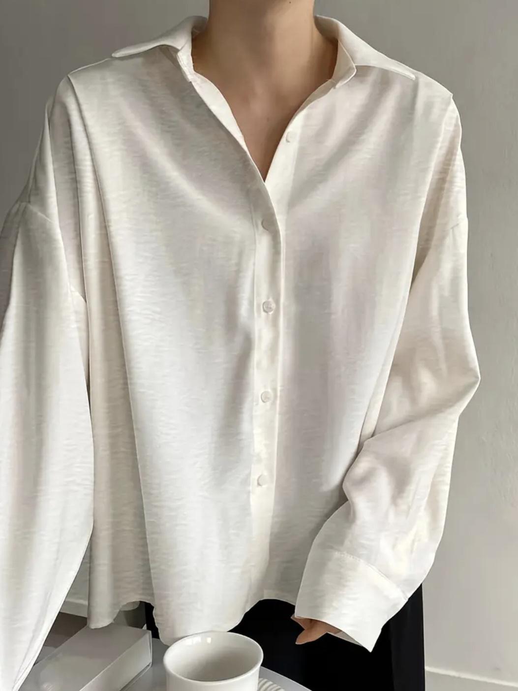 Блуза жіноча вільного крою з складками ХL (00226)