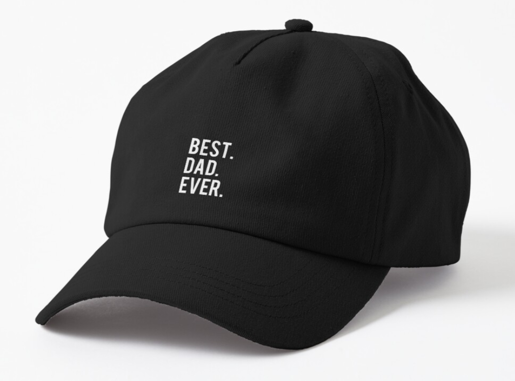 Кепка унисекс Malfini с принтом "Best Dad Ever" Черный (ПАПА1К1) Кепка унисекс Malfini с принтом "Best Dad Ever" Черный (ПАПА1К1)