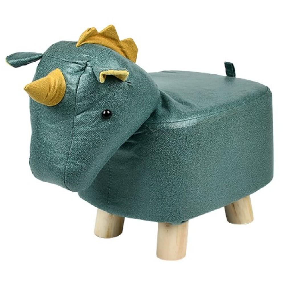 Пуф для детской комнаты Stenson Animals Динозавр 28х50 см Темно-зеленый (R33437)