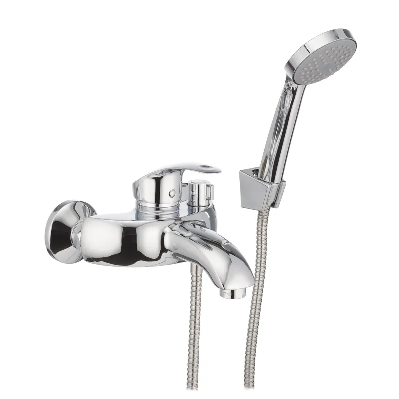 Змішувач для ванни литої із шлангом та лійкою Cron Mars 009 Змішувач для ванни литої із шлангом та лійкою Cron Mars 009