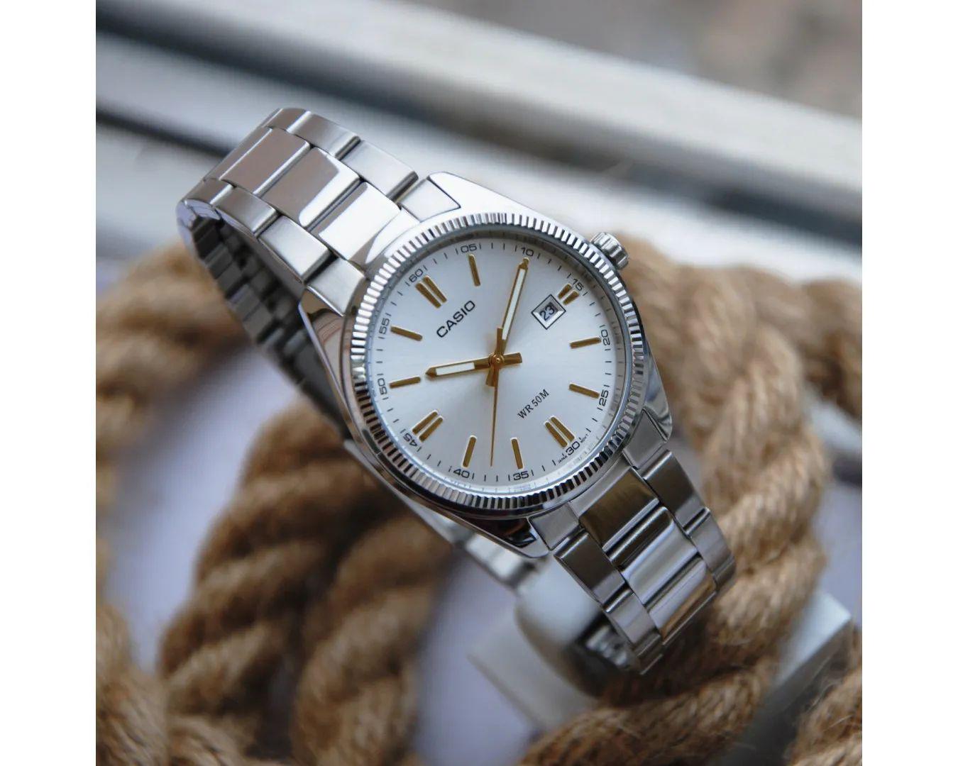 Наручний годинник жіночий Casio Casio LTP-1302D-7A2 d 30 мм Срібний/Білий - фото 3 Наручний годинник жіночий Casio Casio LTP-1302D-7A2 d 30 мм Срібний/Білий - фото 3