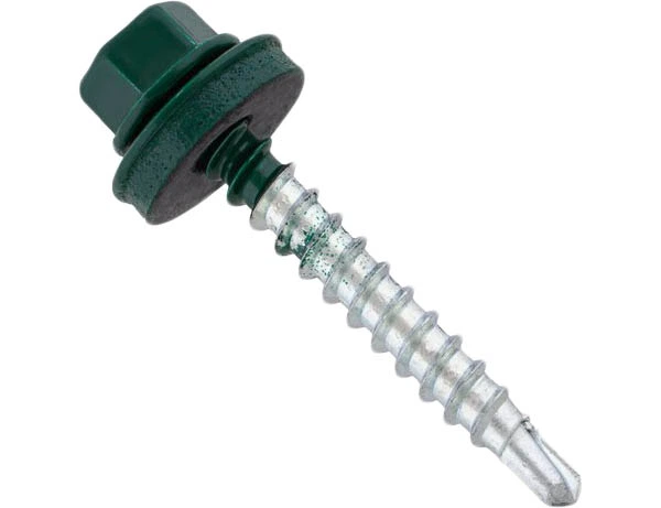 Шуруп покрівельний М4.8х19 RAL 6005