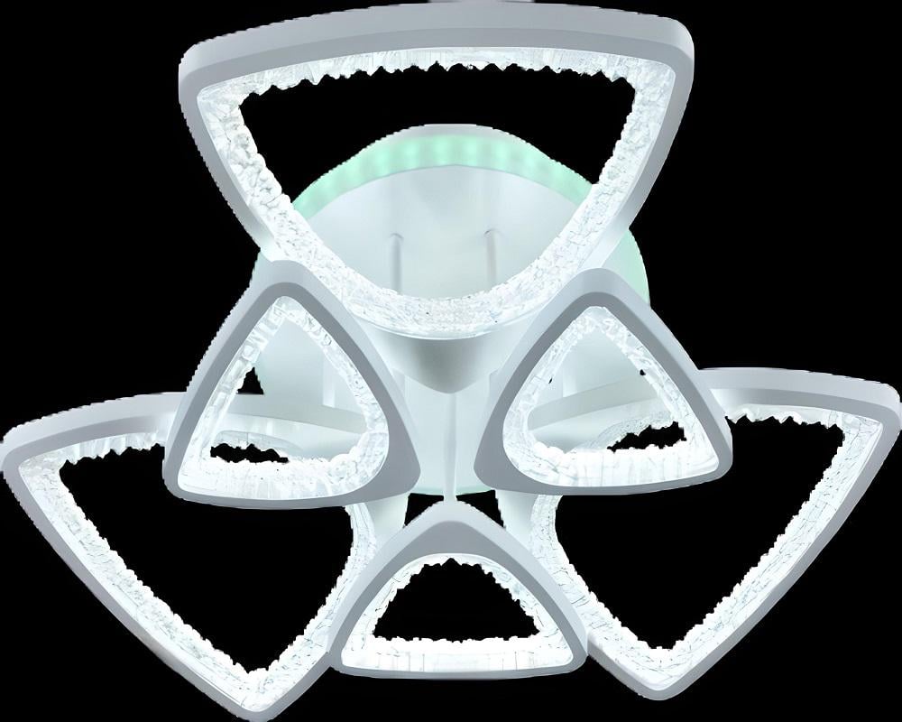 Люстра светодиодная Sirius LI8408/3+3A WH RGB 162 W 8 W акриловая