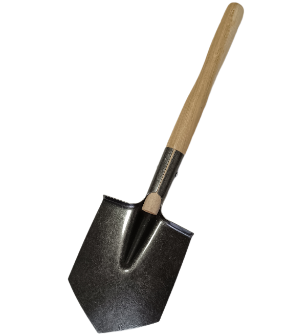 Лопата саперна WoffMann з дерев'яним держаком заточена - фото 2 Лопата саперна WoffMann з дерев'яним держаком заточена - фото 2