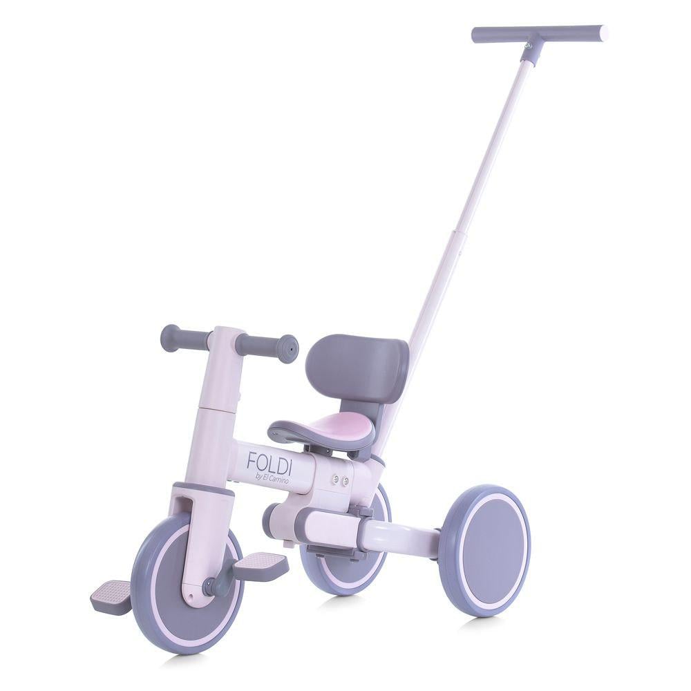 Велосипед детский многофункциональный ME 1202 FOLDI 3в1 с родительской ручкой Lavender (25932870)