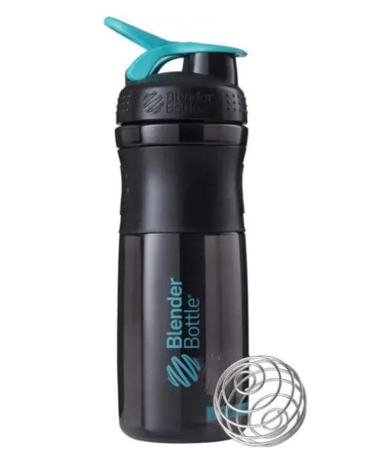 Шейкер спортивный Blender Bottle SportMixer Flip 28 oz/820 мл Black/Teal (SM 28oz Black/Teal)