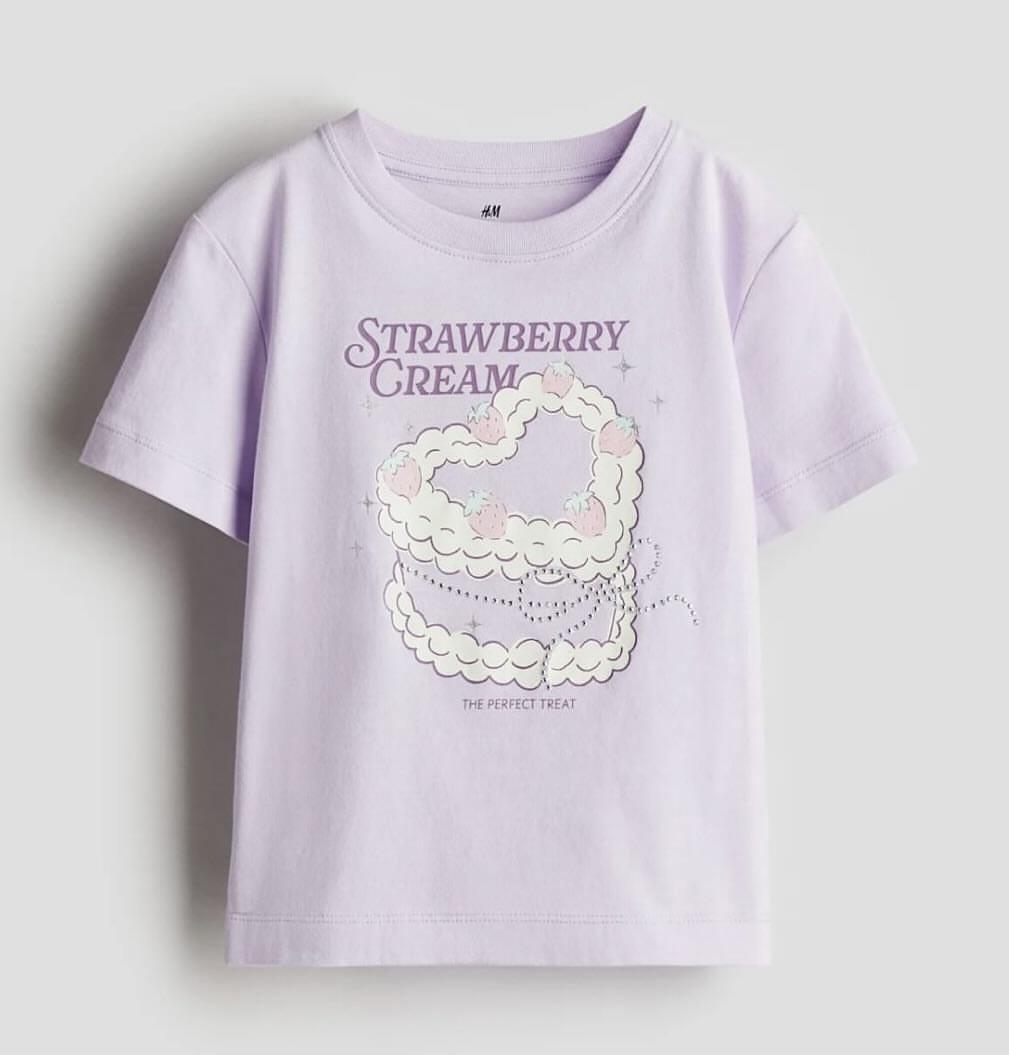 Футболка дитяча H&М 104 см Фіолетовий (017)