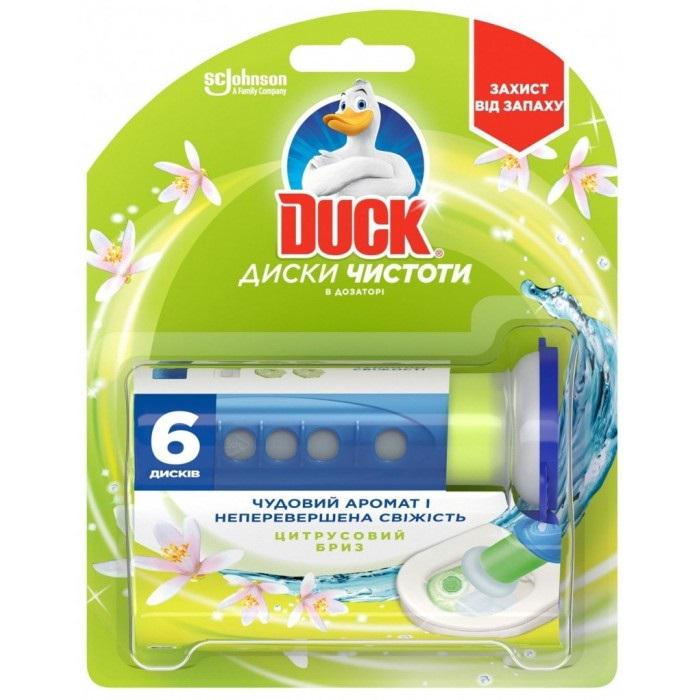 Диски чистоты для унитаза Duck Цитрусовый бриз 6 шт. (004281/350722)