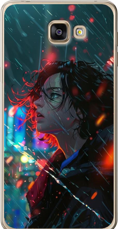 Чехол на Samsung Galaxy A9 Pro Ночные огни (6096u-724-42517)