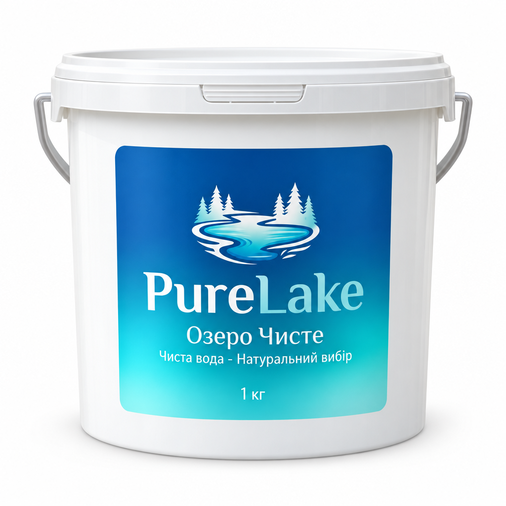 Очиститель прудов и озер PureLake осветляет воду природным каолином 1 кг (38470597)