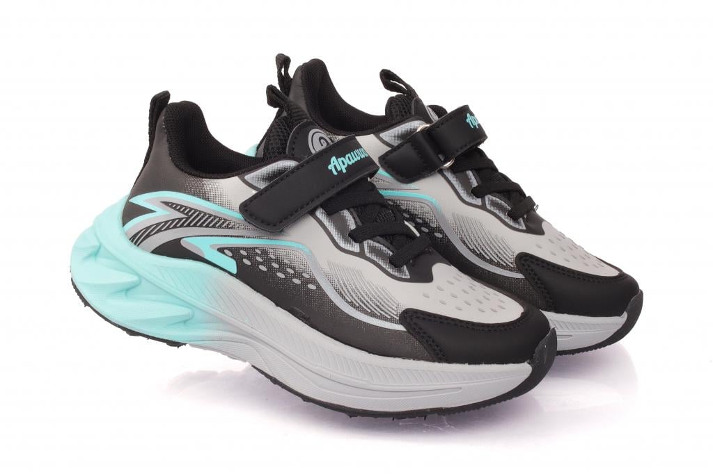 Кроссовки для мальчиков 1874 года в сетку р. 29 Черно-синий