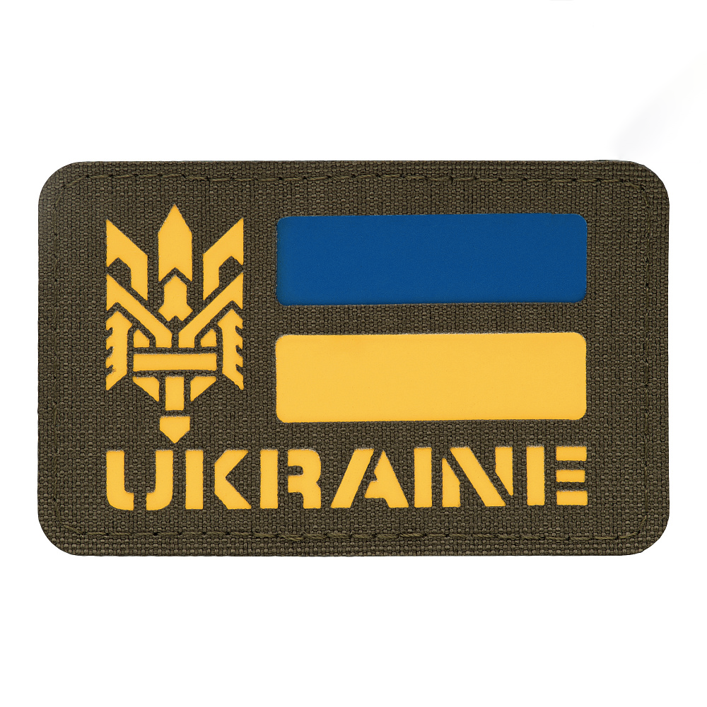 Нашивка M-Tac Ukraine С Тризубом Laser Cut Ranger Green Нашивка M-Tac Ukraine С Тризубом Laser Cut Ranger Green