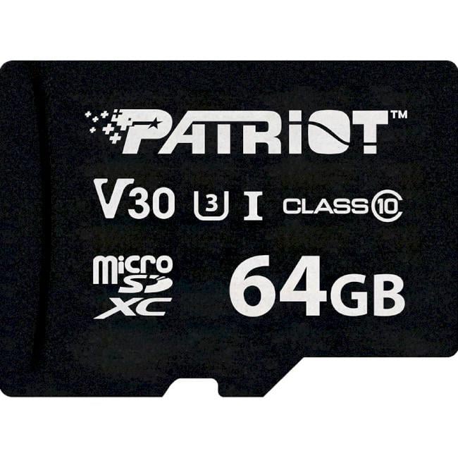 Карта памяти Patriot PSF64GVX31MCX micro SDXC 64 Гб/V30