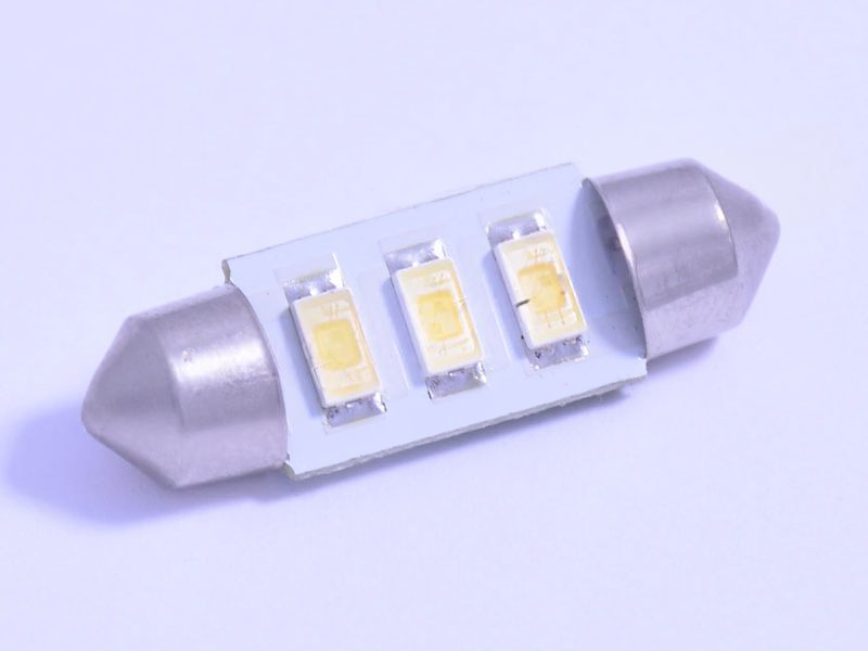 Автомобильная лампа светодиодная LEDUA S85 39 мм 3 PCS 5050 24V Синий (1507)