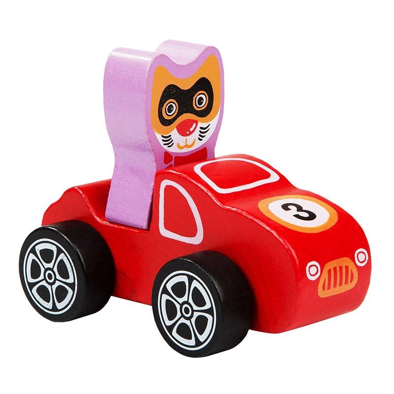 Машинка дерев'яна Cubika Міні Купе Червоний (12961)