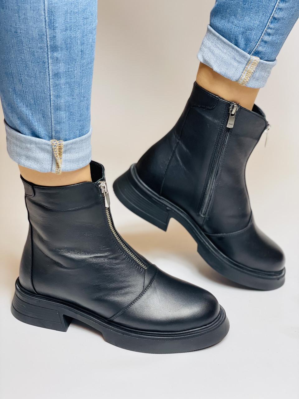 Ботинки женские зимние Corta Mussi р. 40 25,5 см Черный (2728) - фото 2