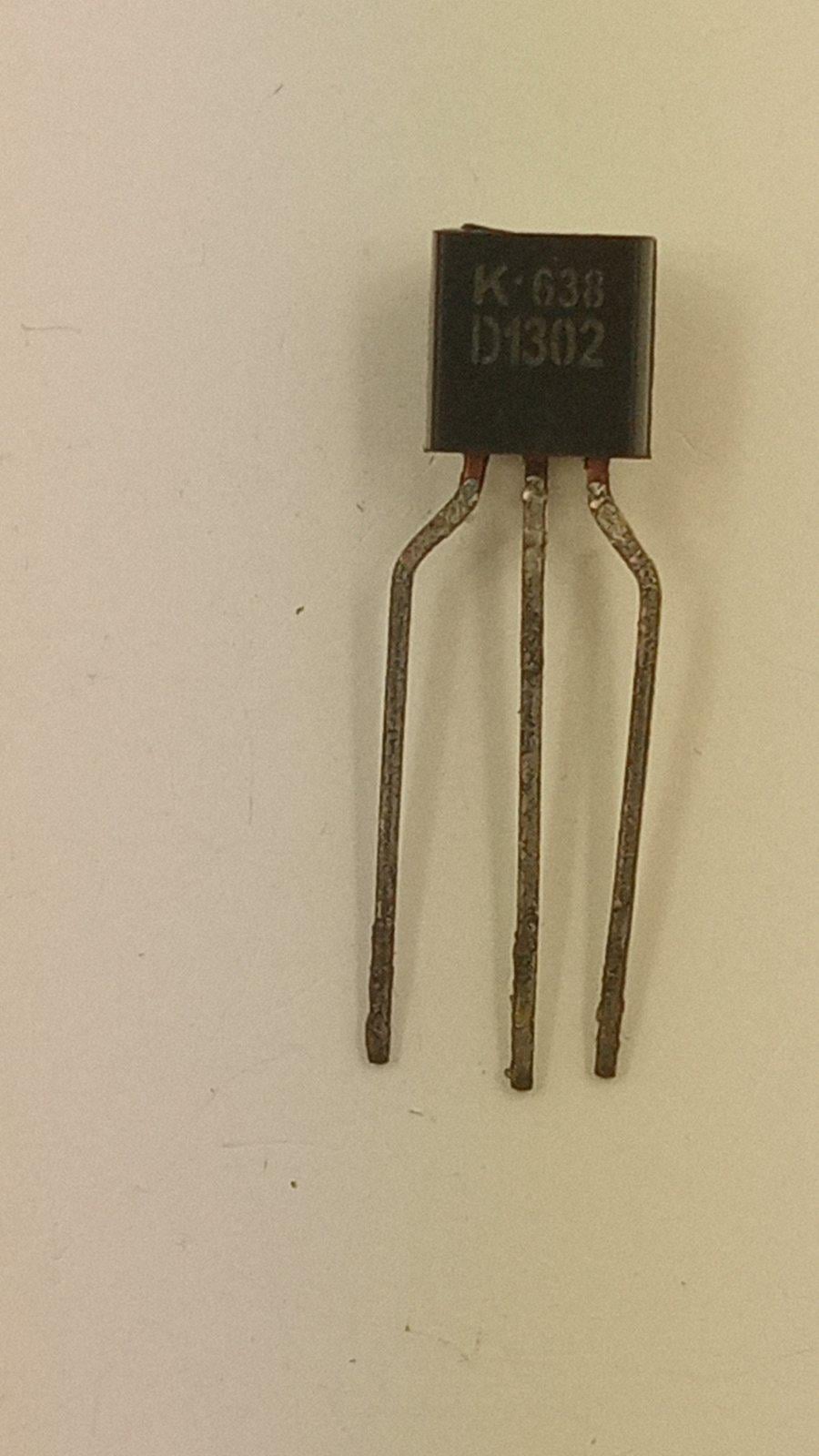 Транзистор 2SD1302 npn lo-sat 25V 0.5A 0.6W 200MHz TO-92 (23186)