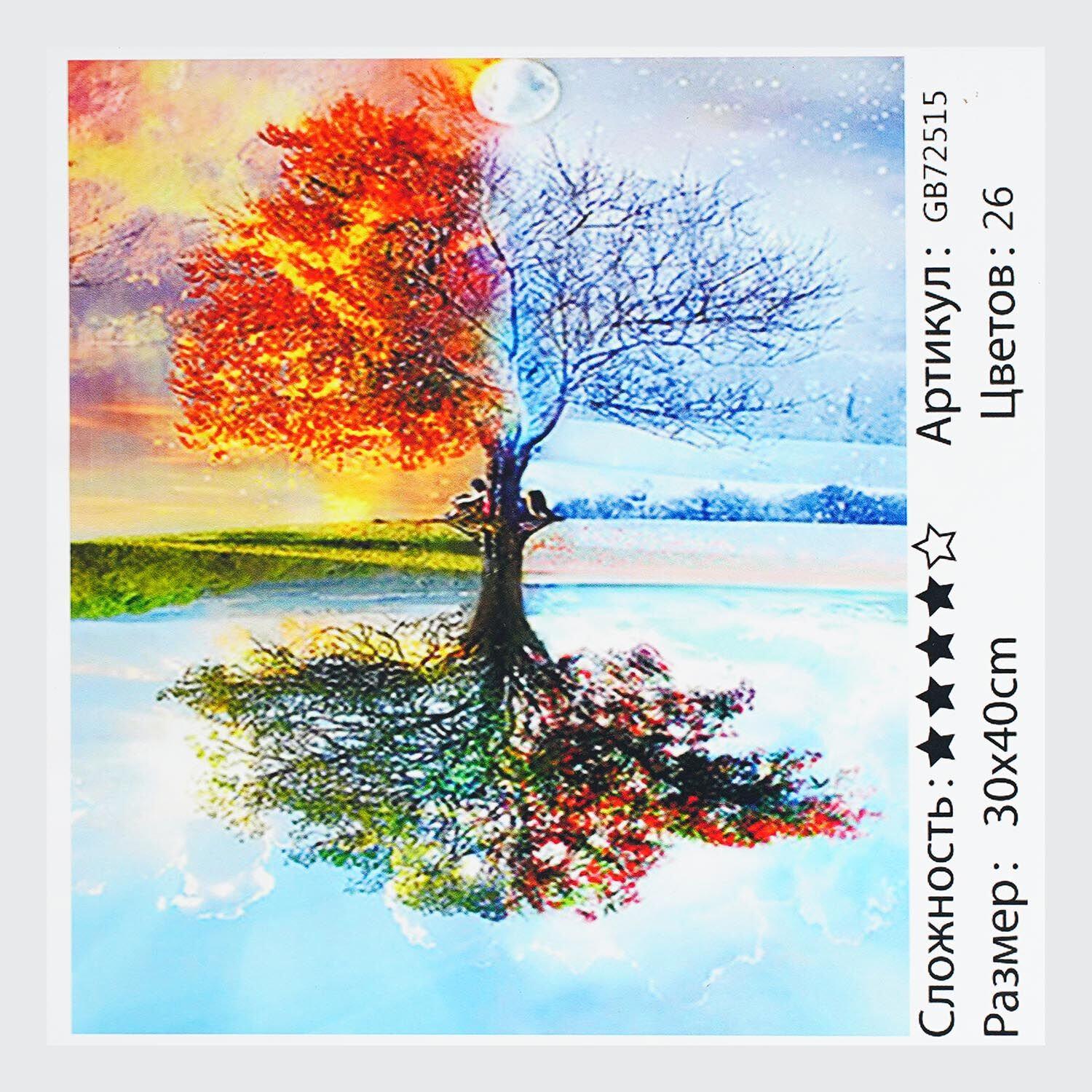 Алмазна мозаїка TK Group Пори року 30х40 см (GB 72515)