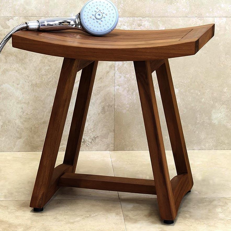 Табурет для ванной из дерева Рихтер Терракот (ТВН-012432)