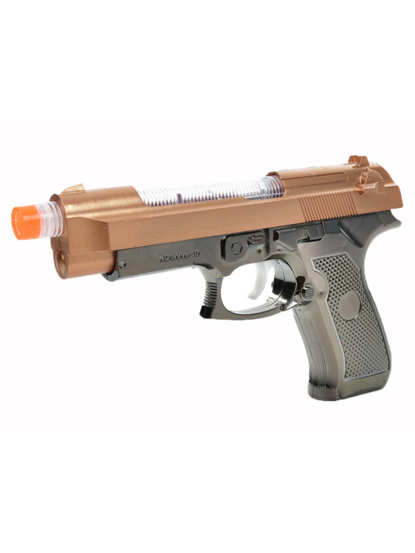 Игрушечный пистолет 999S-10A 20 см музыкальный (24472)