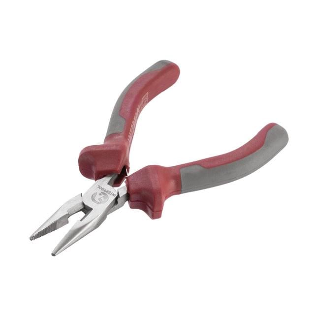 Утконосы Intertool удлиненные прямые прецизионные с двухкомпонентными накладками на рукоятке 115 мм (NT-0102)