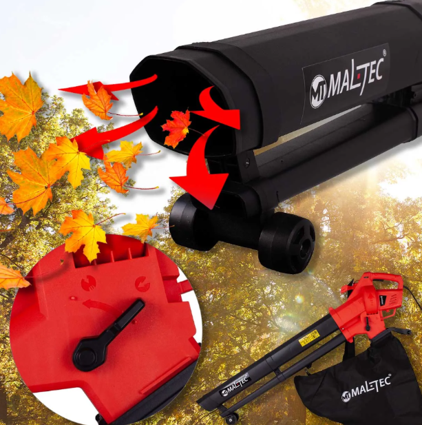 Пылесос садовый для сбора листьев Maltec Master Blow 3200W - фото 6 Пылесос садовый для сбора листьев Maltec Master Blow 3200W - фото 6