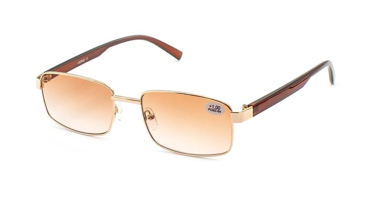 Окуляри для зору в металевій оправі Verse 24027-C3 градієнтні +3,75 (278411328)