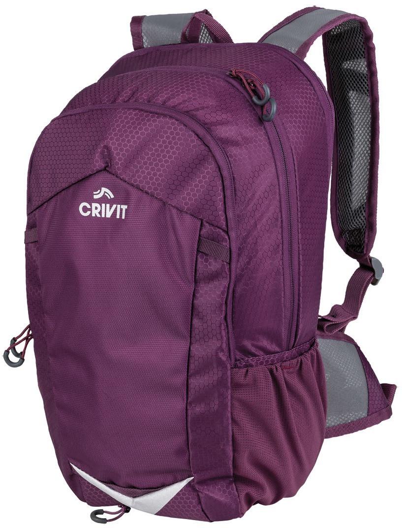 Рюкзак с увеличением объема и дождевиком Crivit 14/3 л Фиолетовый