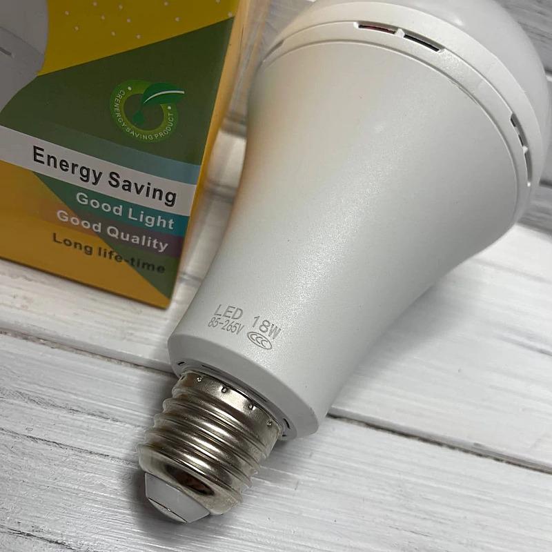 Лампочка на аккумуляторе 18W Белый (NM0018) - фото 2 Лампочка на аккумуляторе 18W Белый (NM0018) - фото 2