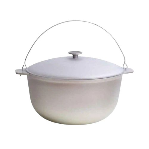 Казан туристичний Talko D1124 алюмінієвий з кришкою та дужкою 24 л (2487955763)