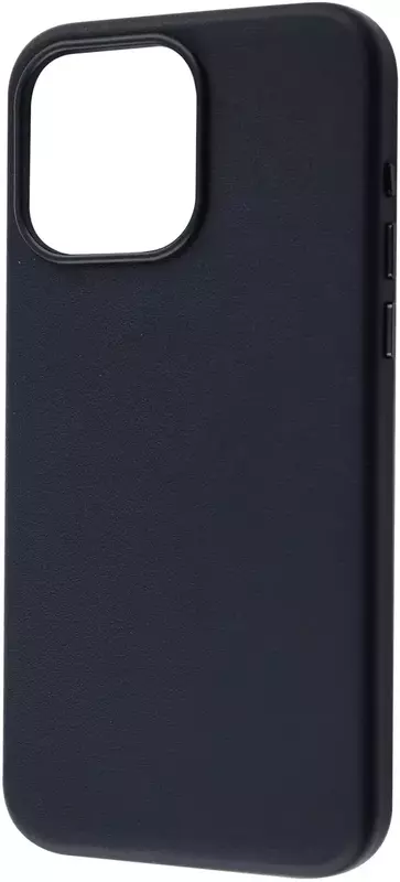 Чехол-накладка Wave Premium Leather Edition Case with MagSafe for iPhone 15 Pro Midnight