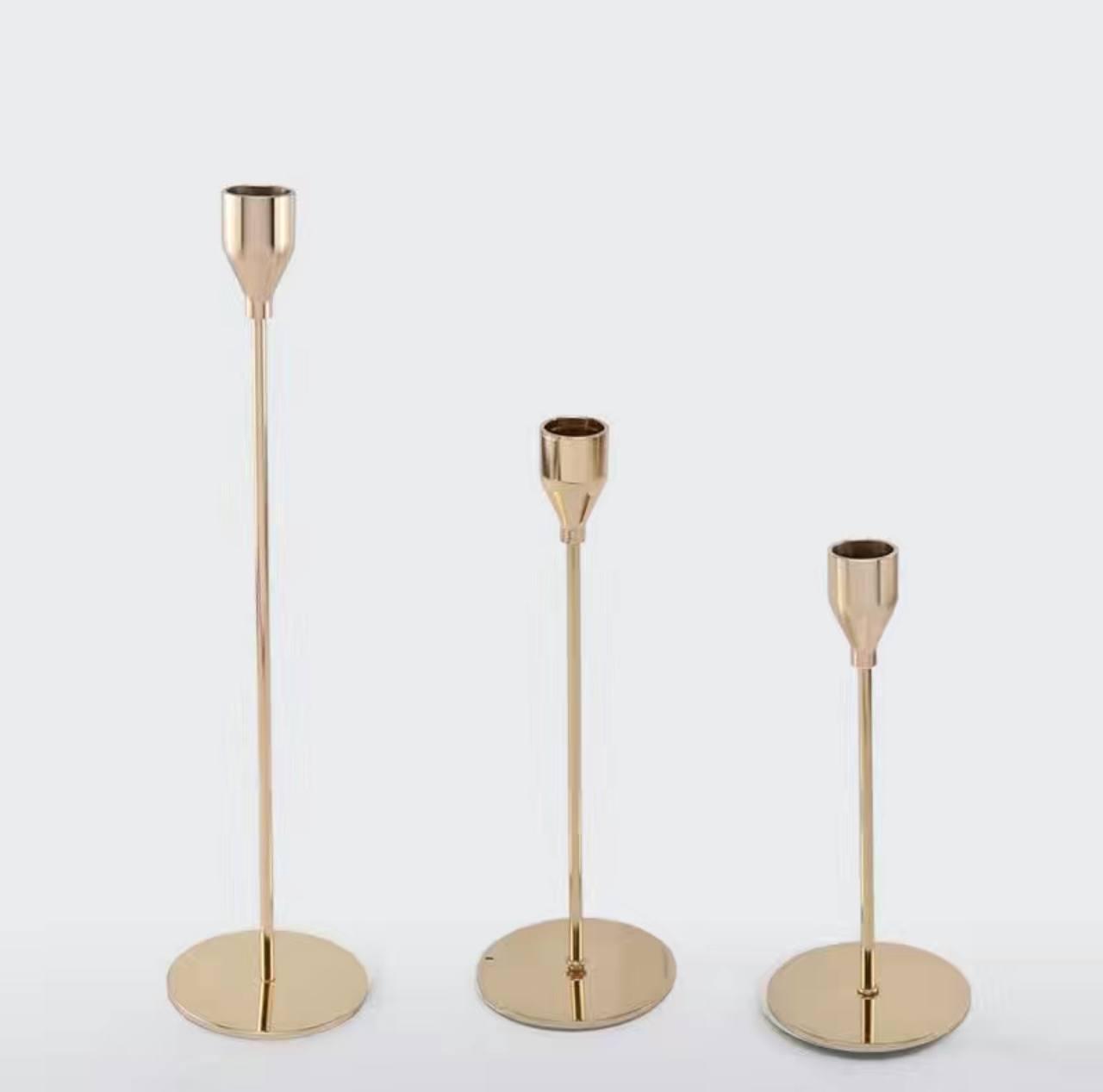 Подсвечники на тонкой ножке 3 шт. 23 см/28 см/33 см Rose Gold (2354897174) Подсвечники на тонкой ножке 3 шт. 23 см/28 см/33 см Rose Gold (2354897174)