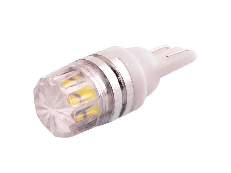Автолампа світлодіодна з лінзою HP T10 W5W 12 В 1,5 Вт Білий (1006)