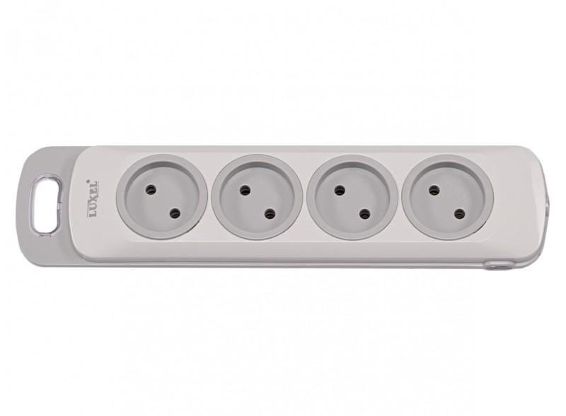 Колодка чотиримісна Luxel Nota без заземлення (4141)