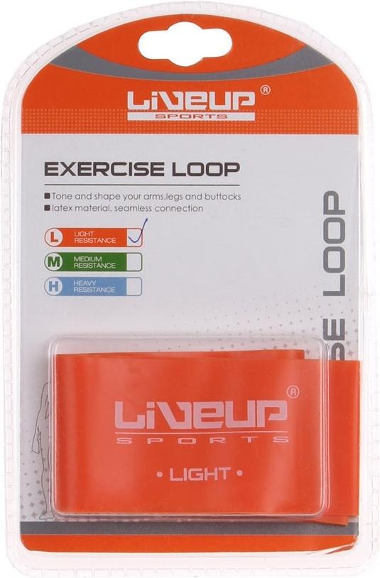 Еспандер-петля LiveUp LATEX LOOP LIGHT RESISTANCE Помаранчевий (LS3650-500Lo) - фото 2