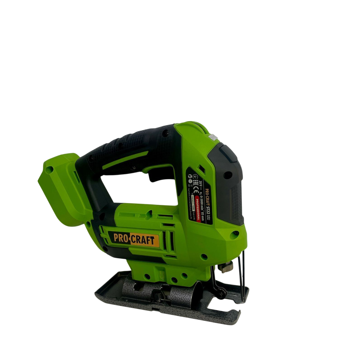 Лобзик аккумуляторный ProCraft ST-22 20В бесщеточный без АКБ и ЗУ (030229) - фото 2 Лобзик аккумуляторный ProCraft ST-22 20В бесщеточный без АКБ и ЗУ (030229) - фото 2