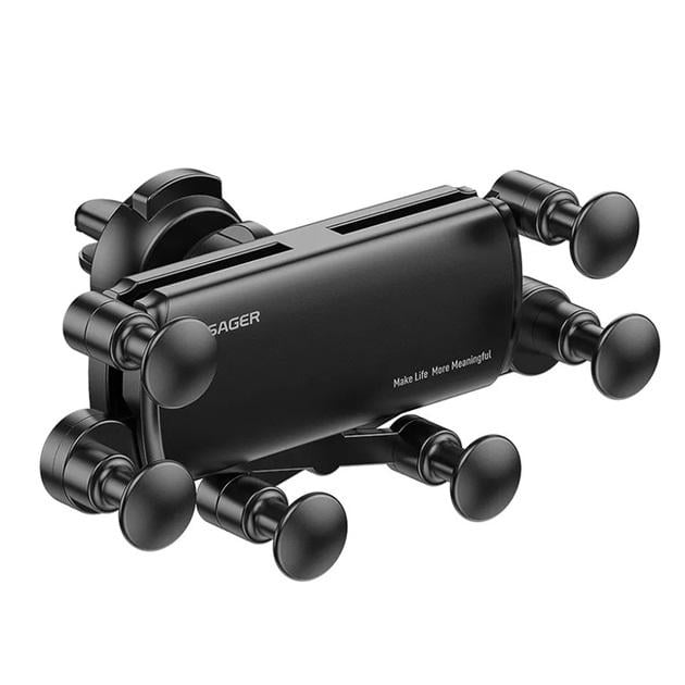 Автодержатель гравитационный для телефона Essager Черный (2624596382)