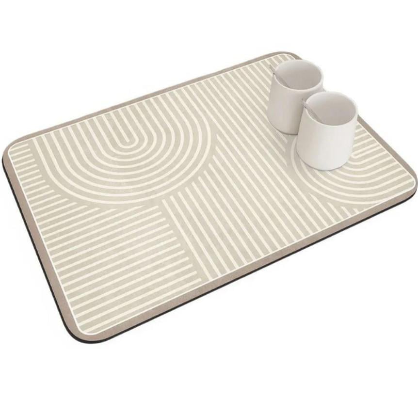 Килимок під посуд дизайн нековзний водопоглинаючий 50х40 см