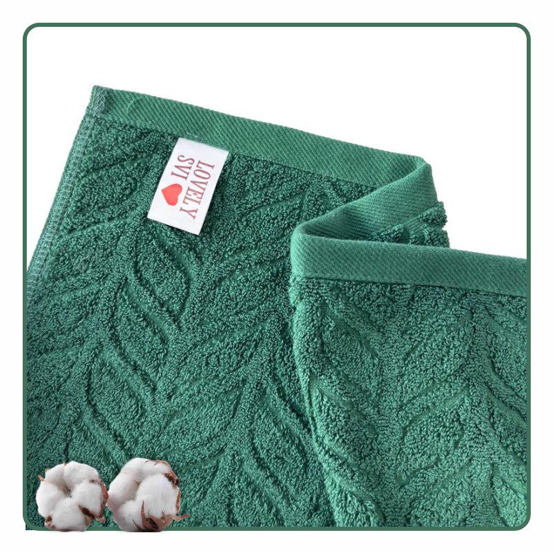 Рушник банний Lovely Svi Milano бавовна жаккард 70х140 см Зелений (701124) - фото 3