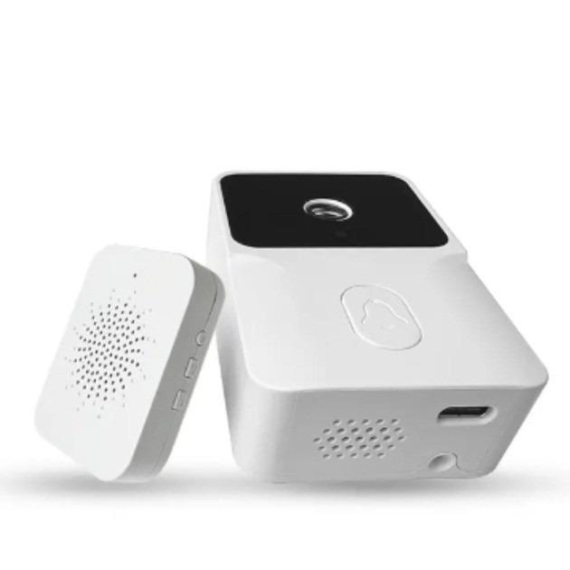 Видеозвонок Wi-Fi Mini Doorbell M6 аккумуляторный беспроводной/дверной Белый (M6-5698) - фото 2 Видеозвонок Wi-Fi Mini Doorbell M6 аккумуляторный беспроводной/дверной Белый (M6-5698) - фото 2