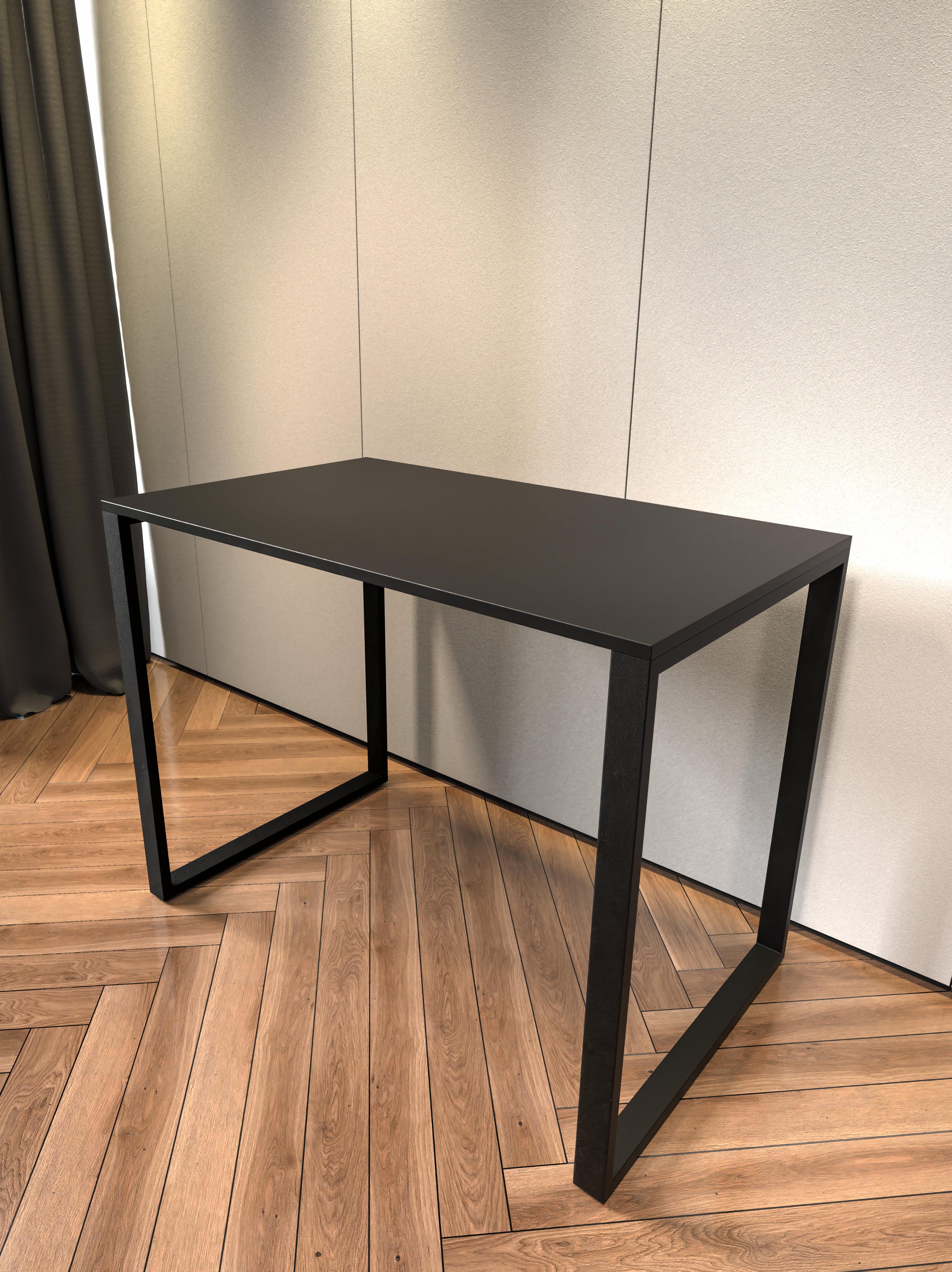 Комп'ютерний стіл LEON 100х60 см Чорний (NA22) - фото 2 Комп'ютерний стіл LEON 100х60 см Чорний (NA22) - фото 2