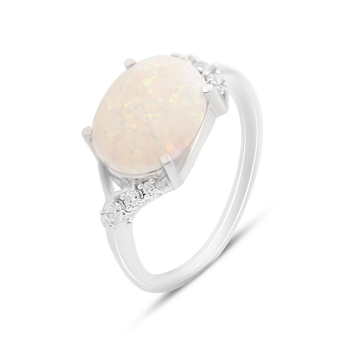 Кольцо серебряное Tiva с опалом 2,149 ct 2,95 г р. 17 (2151883)