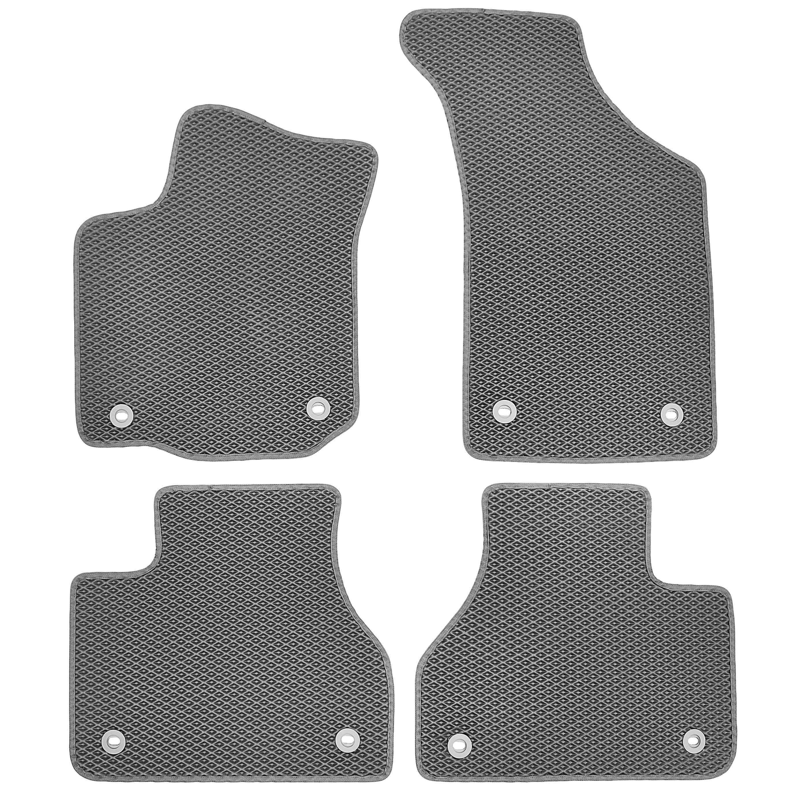 Коврики в салон для Volkswagen Phaeton '02-16 EVA-полимерные Серый (162520)